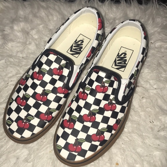 checkered cherry vans